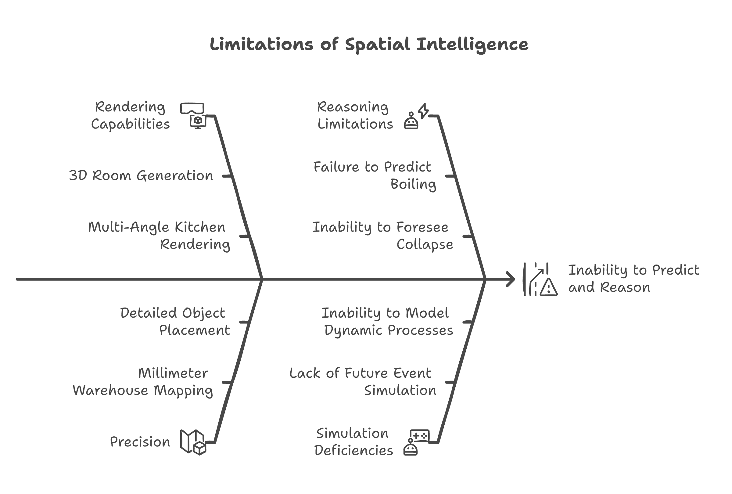 Limitations of Spatial Intelligence